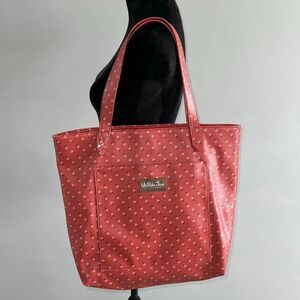 Matilda Jane Large Tote Bag Purse Red Floral Print